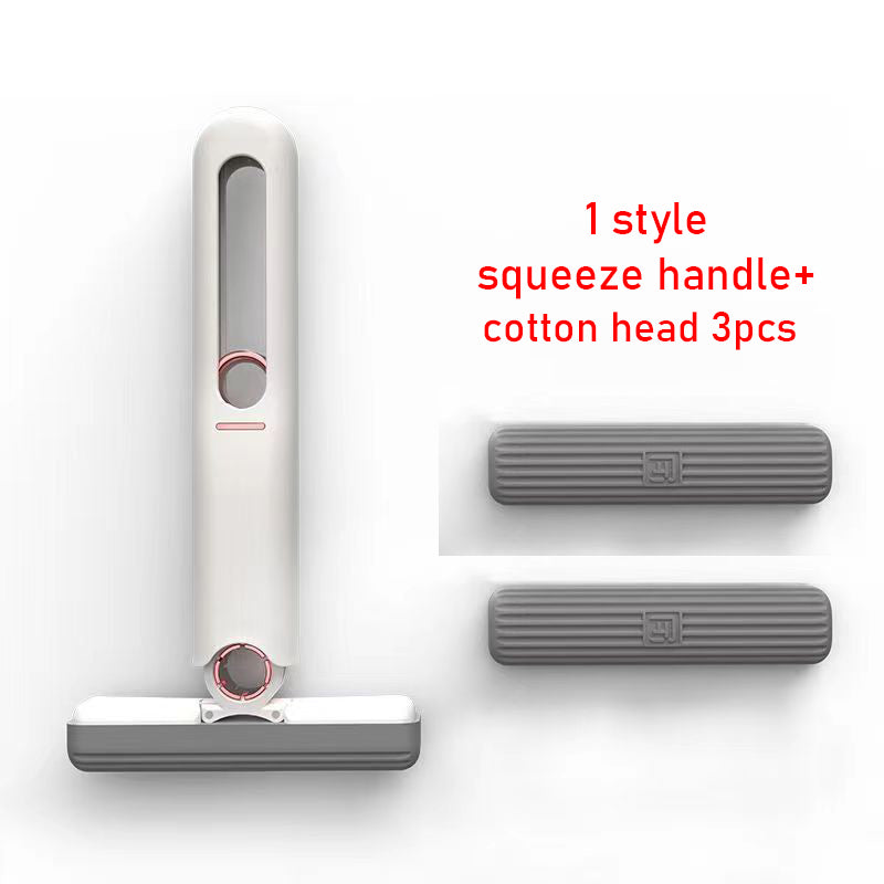 Portable Mini Squeeze Mop for Floors, Glass, and Desks.