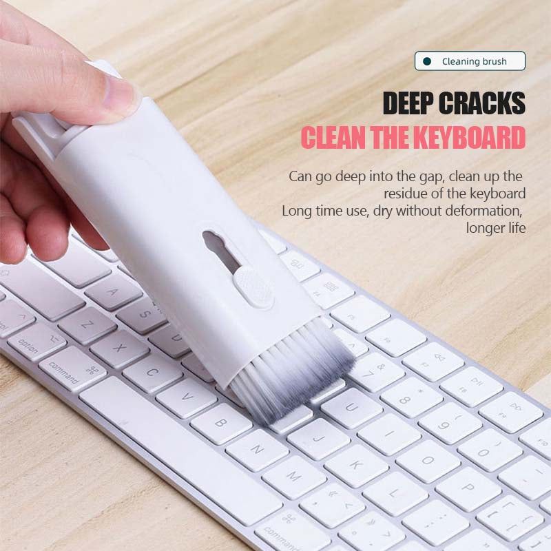 Multifunctional Bluetooth Headset and Keyboard Cleaning Kit with Keycap Puller.