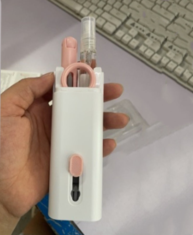 Multifunctional Bluetooth Headset and Keyboard Cleaning Kit with Keycap Puller.