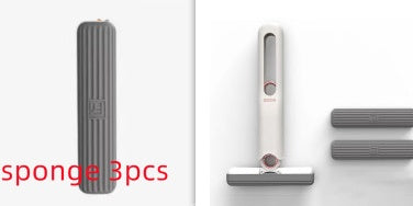 Portable Mini Squeeze Mop for Floors, Glass, and Desks.