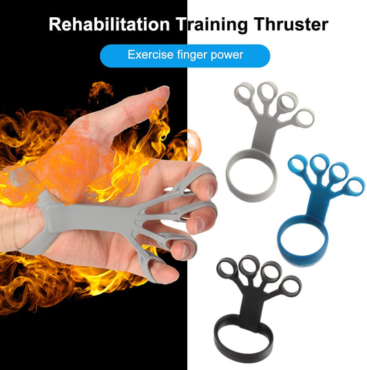 Silicone Finger Stretcher and Hand Grip Strengthening Trainer.