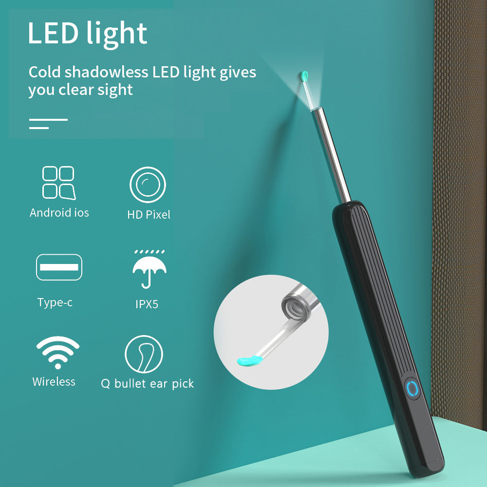 NE3 Wireless Visual Ear Wax Removal Tool with LED Camera.