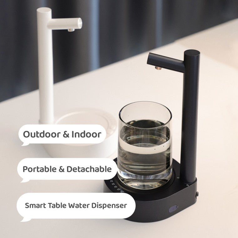 Electric Rechargeable Automatic Desktop Gallon Water Bottle Dispenser.