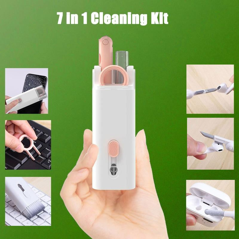 Multifunctional Bluetooth Headset and Keyboard Cleaning Kit with Keycap Puller.