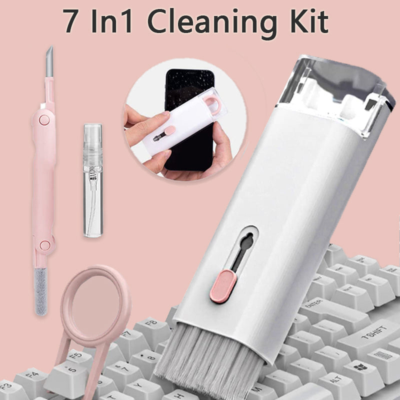 Multifunctional Bluetooth Headset and Keyboard Cleaning Kit with Keycap Puller.