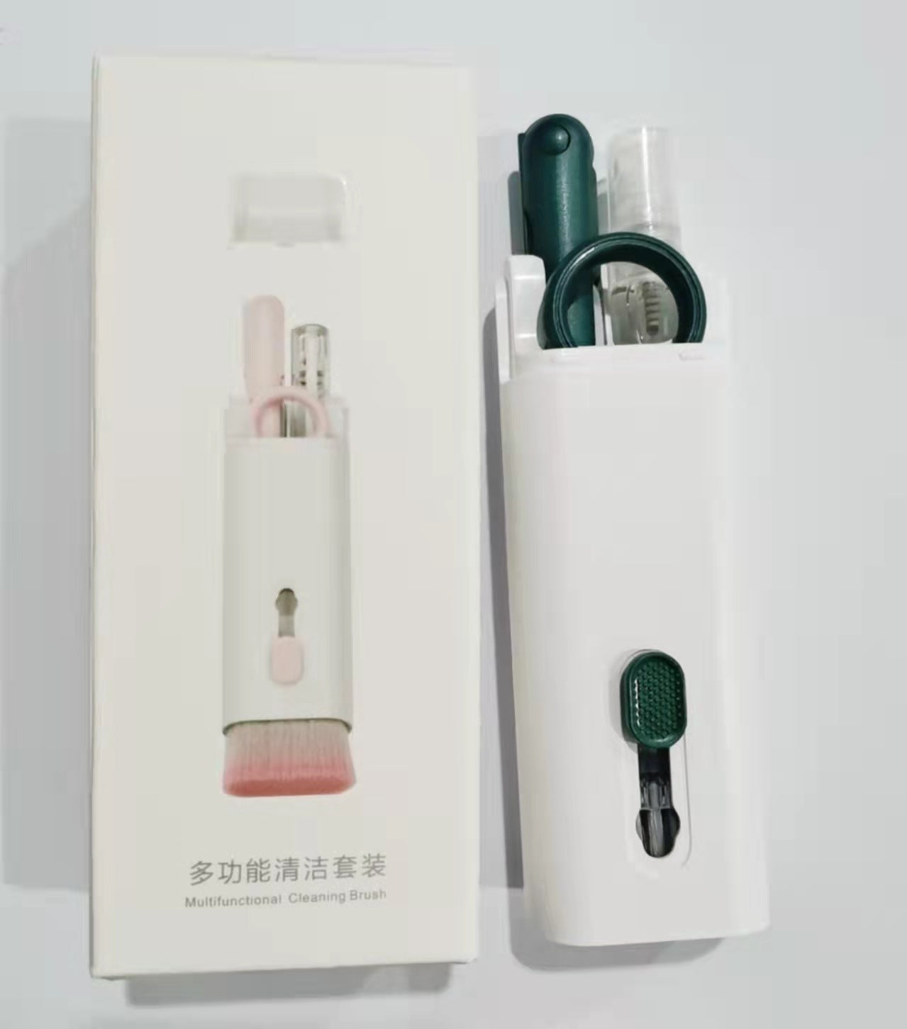 Multifunctional Bluetooth Headset and Keyboard Cleaning Kit with Keycap Puller.