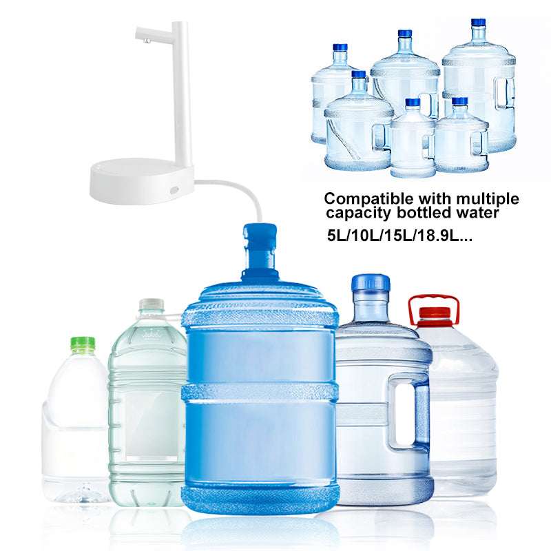 Electric Rechargeable Automatic Desktop Gallon Water Bottle Dispenser.