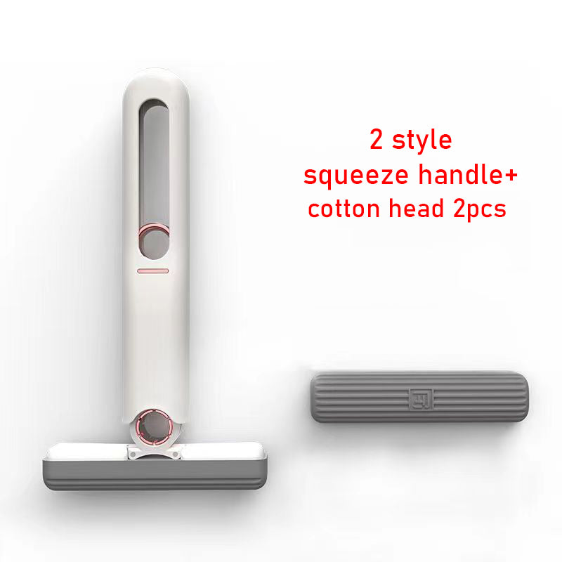 Portable Mini Squeeze Mop for Floors, Glass, and Desks.
