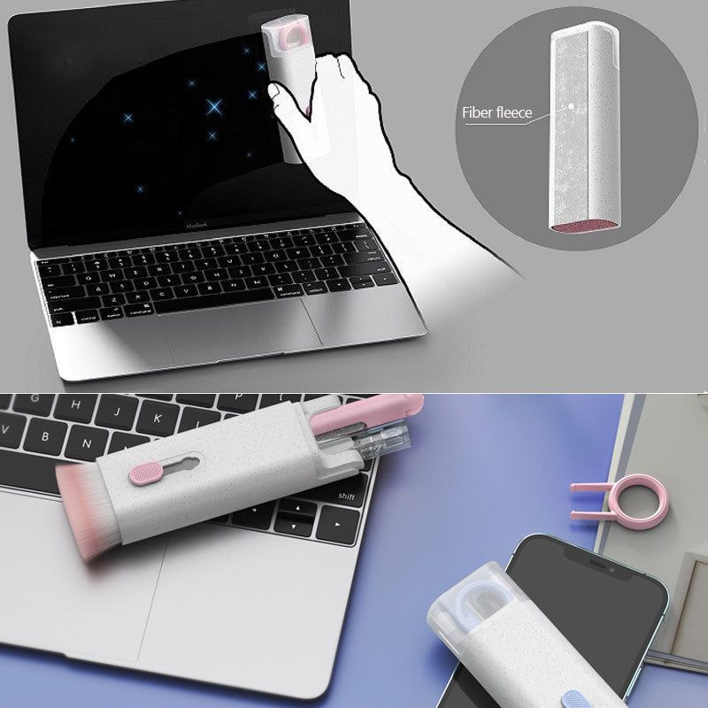 Multifunctional Bluetooth Headset and Keyboard Cleaning Kit with Keycap Puller.