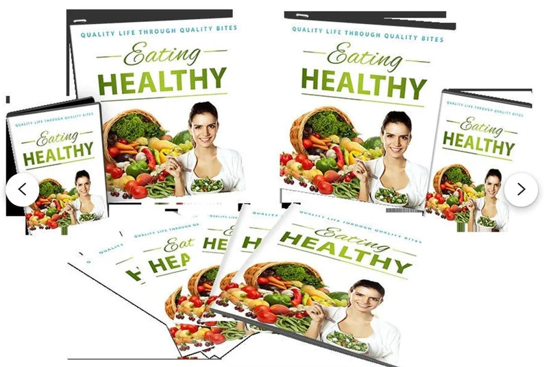 Eating Healthy E-Book & Video Course: PLR/MRR Weight Loss Niche (Digital Download)