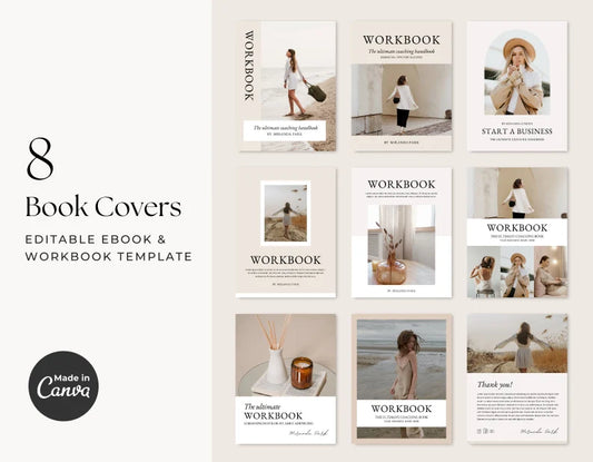 130 Page Ebook Template | Coaching Course Template |