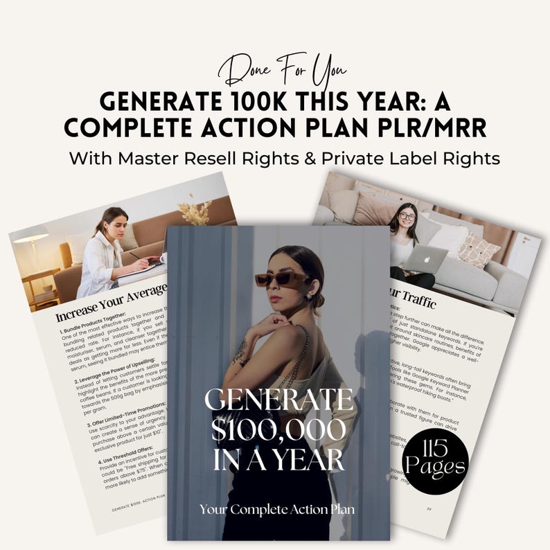 Make Money Online: Passive Income eBook | PLR Digital Products |