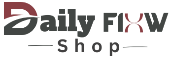 Logo of Daily Flow Shop on a white background